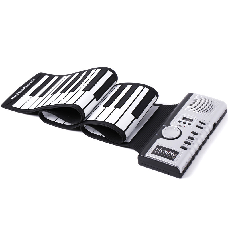 Keyboard Piano 61 Key - Przenośny plastikowy ABS 61 klawiszy elastyczny