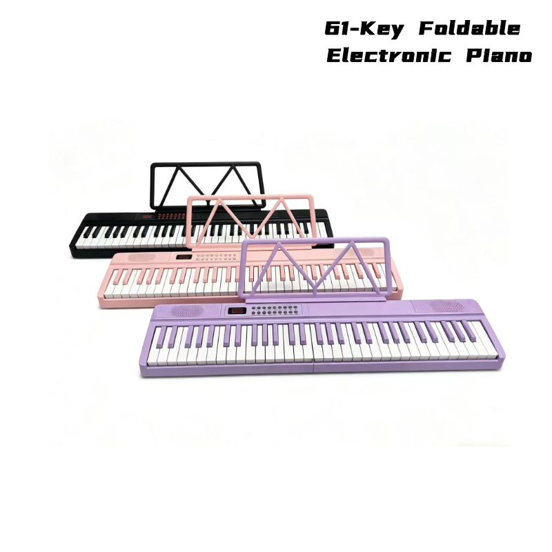 Keyboard Piano 61 Key - 61-klawiszowe przenośne pianino cyfrowe, profesjonalny syntezizer,