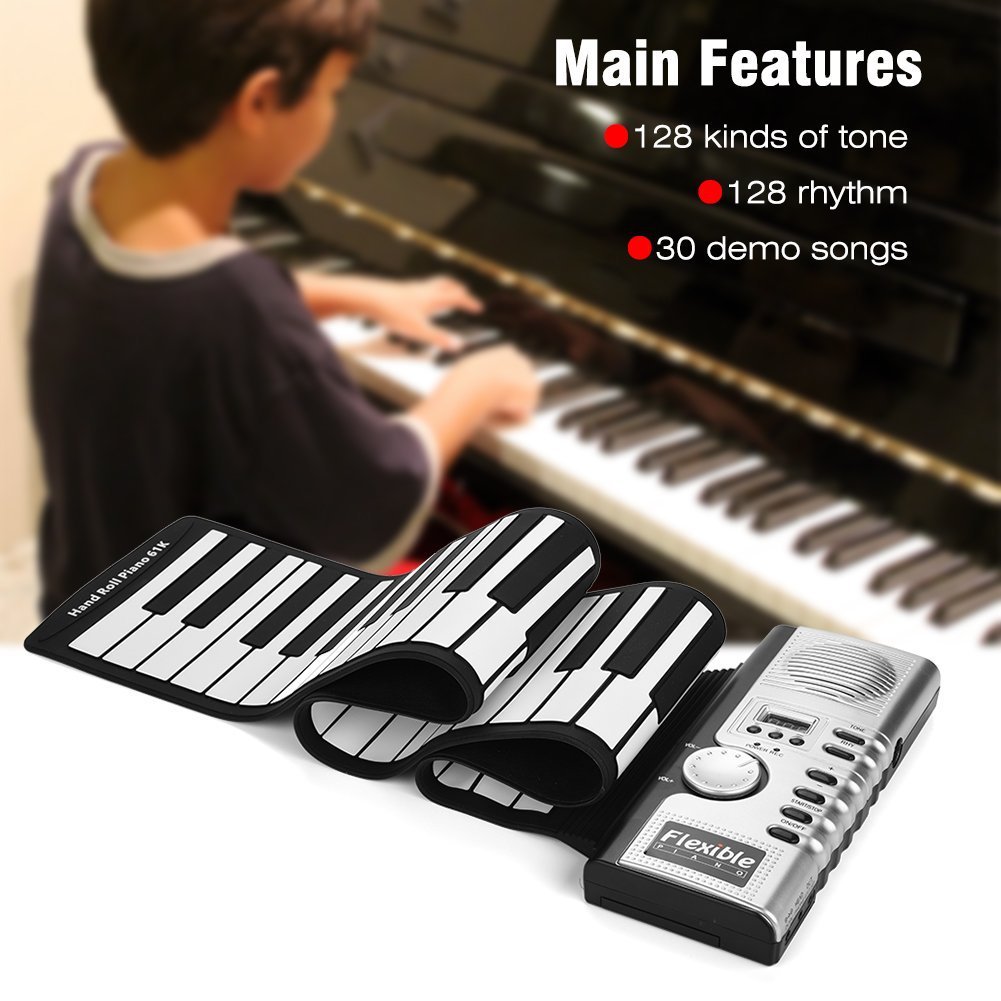 Przenośny plastikowy ABS 61 kl – Keyboard Piano 61 Key recenzja i cena