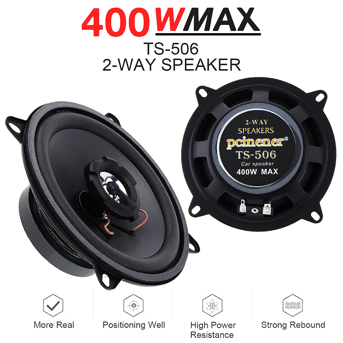 5-calowy 400W / 500W 2-drożny  – Audio Universal Music recenzja i cena