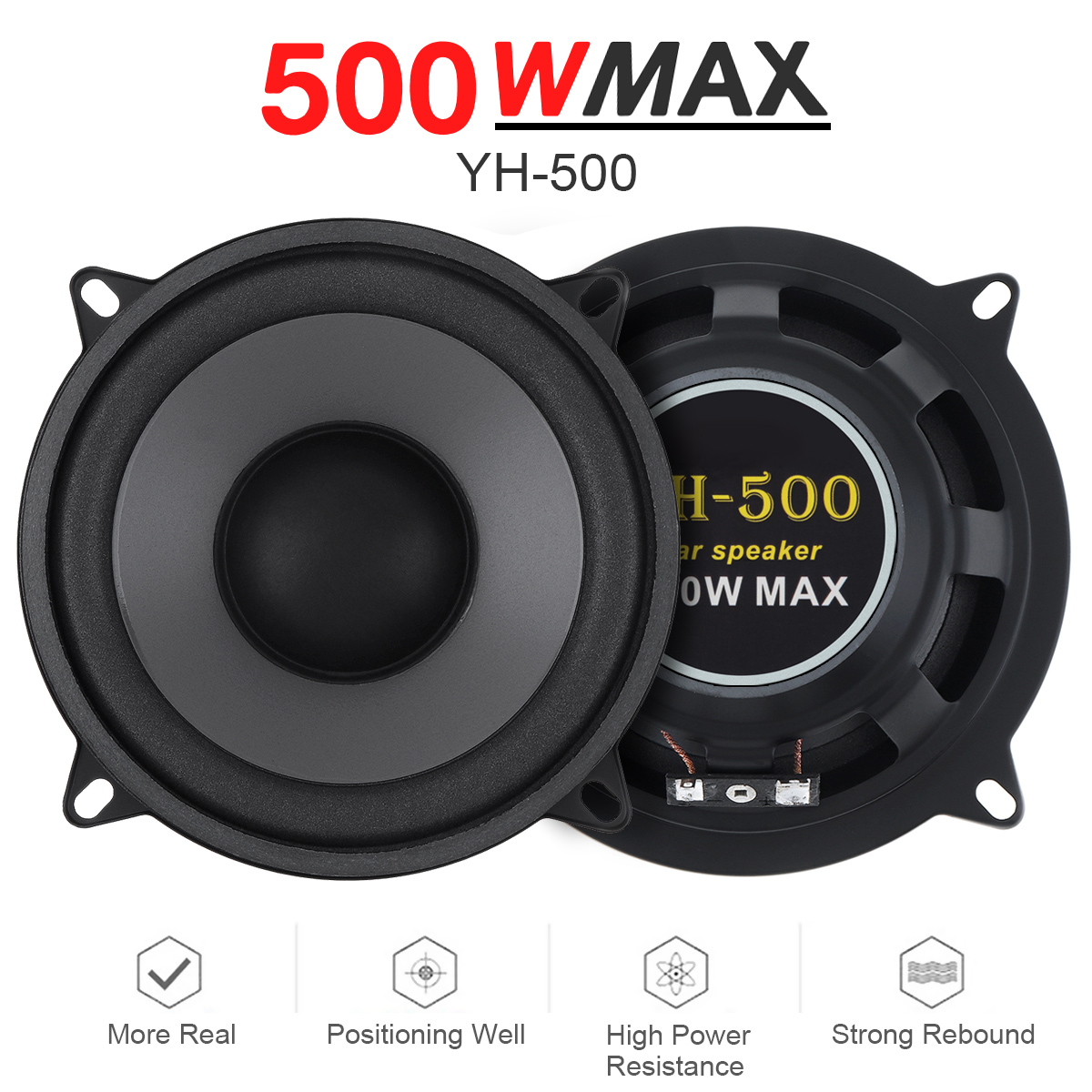 5-calowy 400W / 500W 2-drożny  – Audio Universal Music recenzja i cena