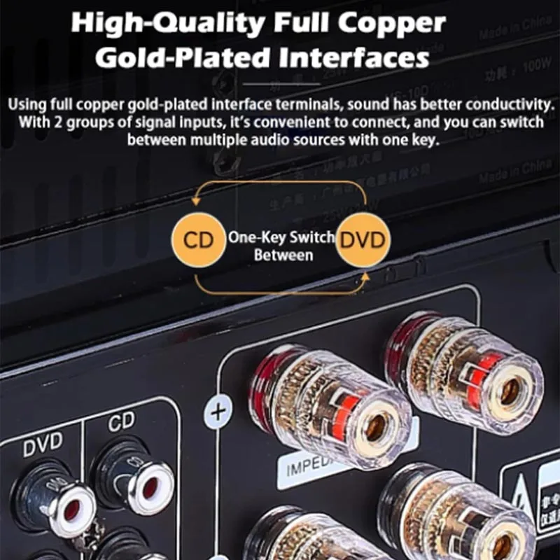 Wzmacniacz lampowy HIFI 2.1Ch  – Audio Music Youtube recenzja i cena