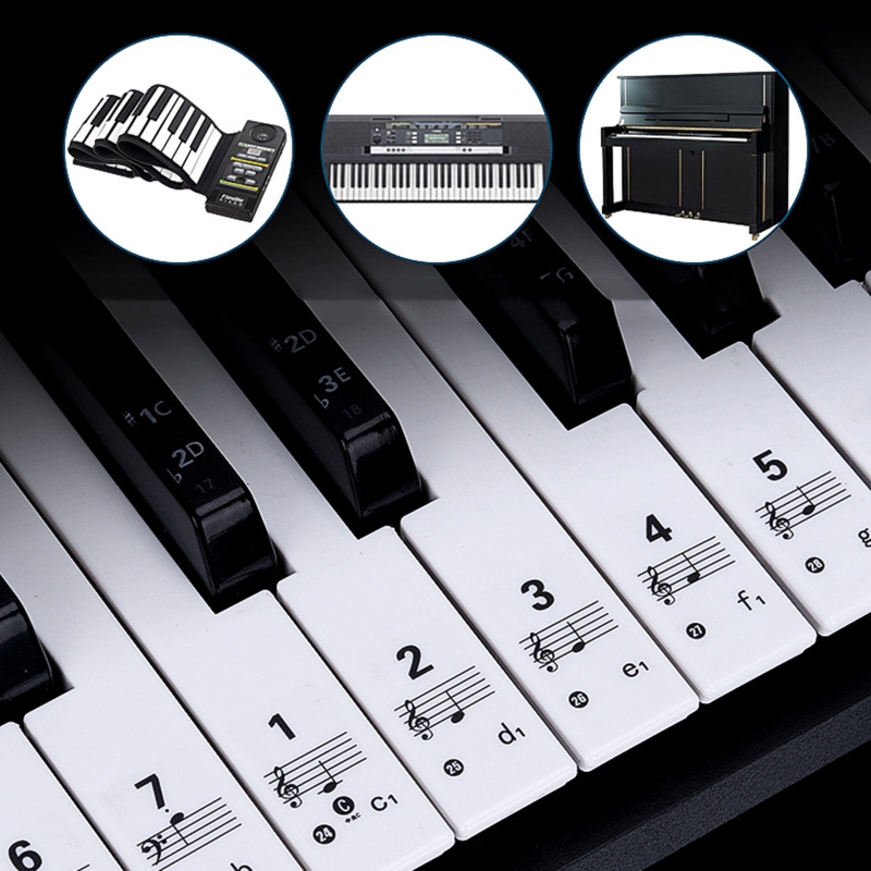 Przezroczyste, zdejmowalne nak – Keyboard Piano 61 Key recenzja i cena
