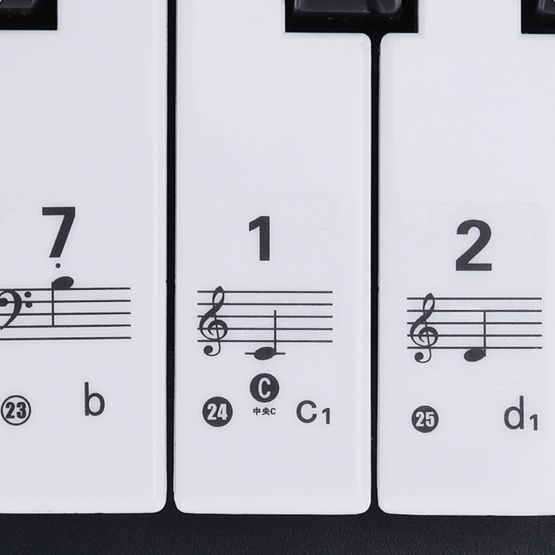 Przezroczyste, zdejmowalne nak – Keyboard Piano 61 Key recenzja i cena