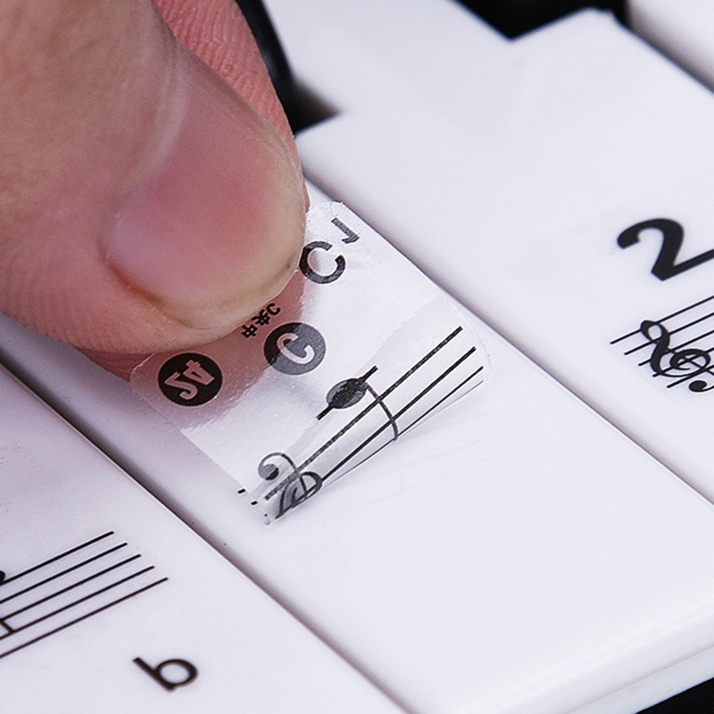 Przezroczyste, zdejmowalne nak – Keyboard Piano 61 Key recenzja i cena
