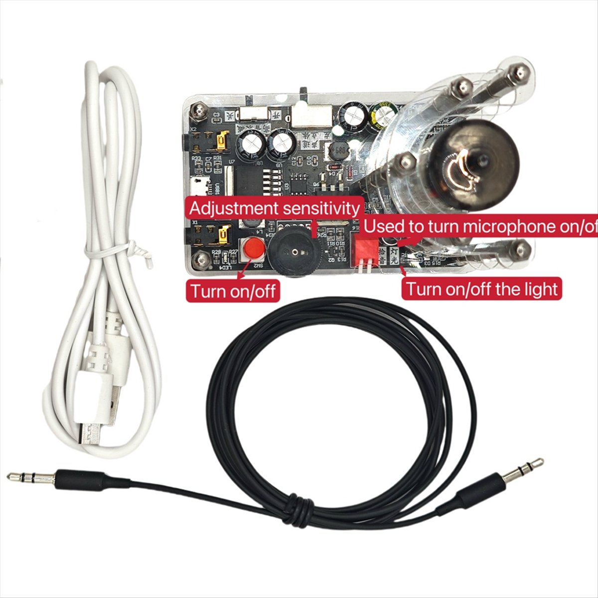 DTC5 Nowa lampa USB 5V z efekt – Audio Music Youtube recenzja i cena