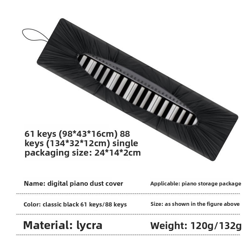 Elastyczna osłona przeciwkurzo – Keyboard Piano 61 Key recenzja i cena