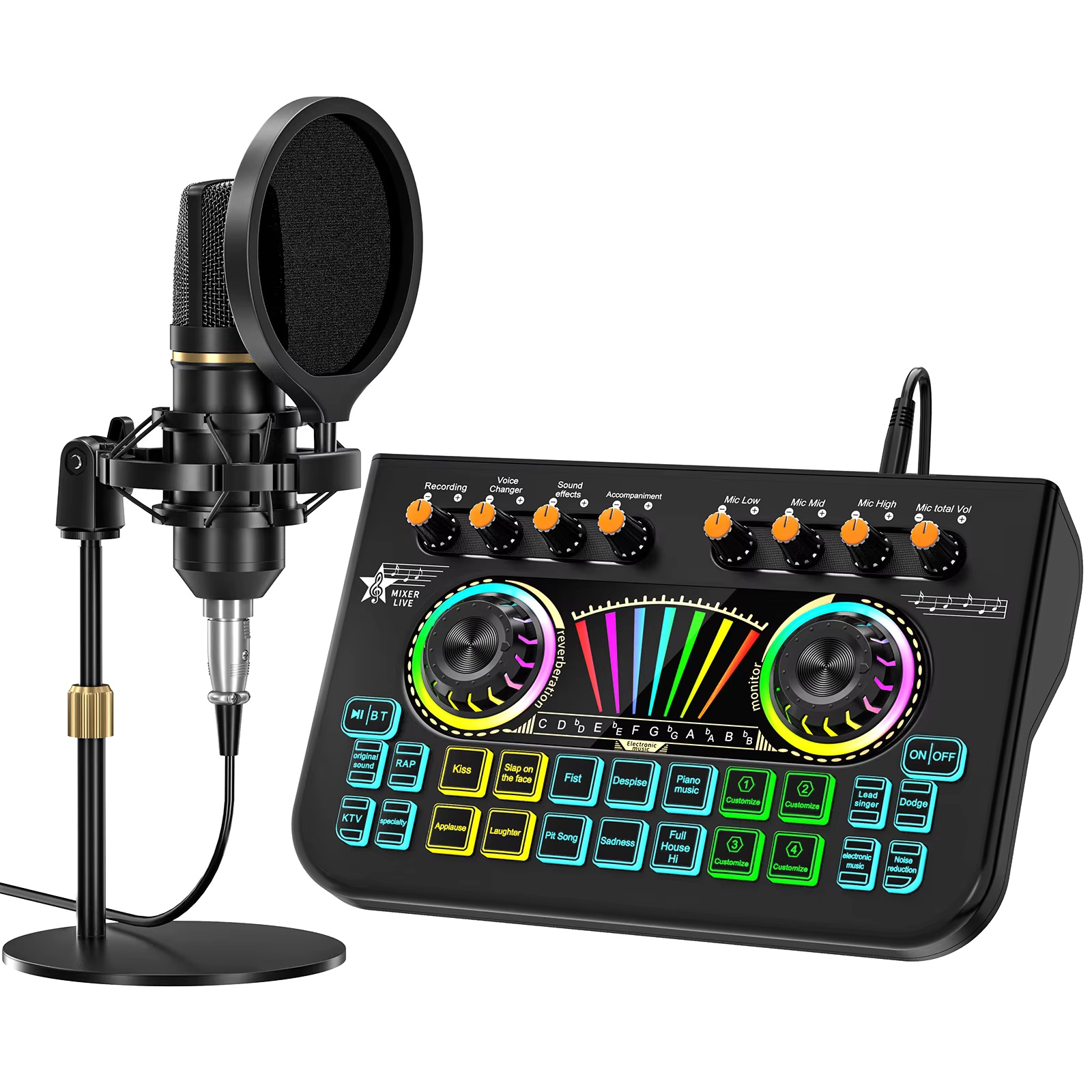 Zestaw mikrofonowy Tenlamp X3  – Audio Music Youtube recenzja i cena