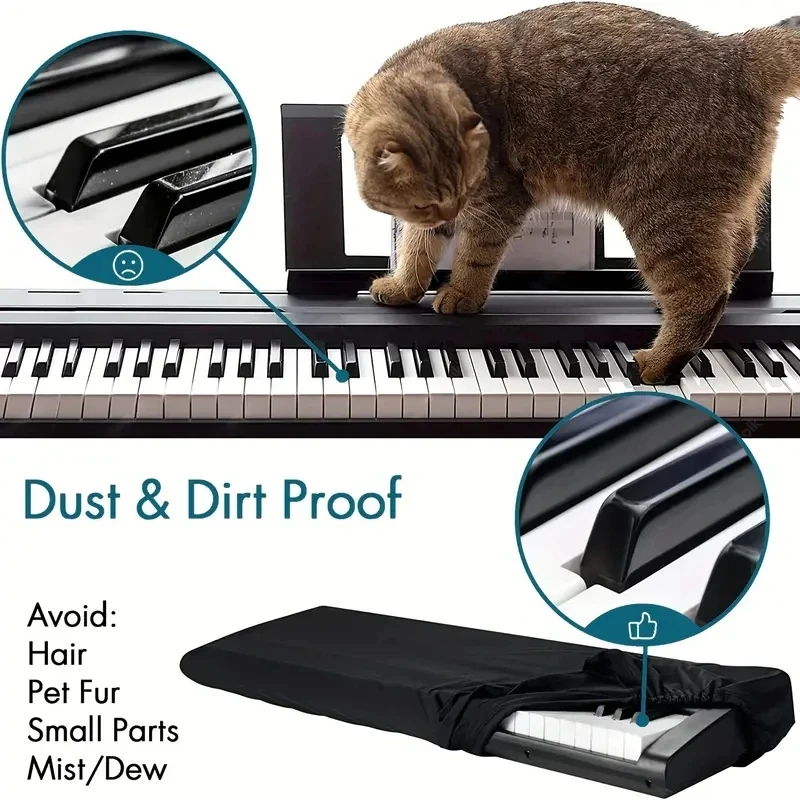 Pokrowiec na pianino cyfrowe 6 – Keyboard Piano 61 Key recenzja i cena